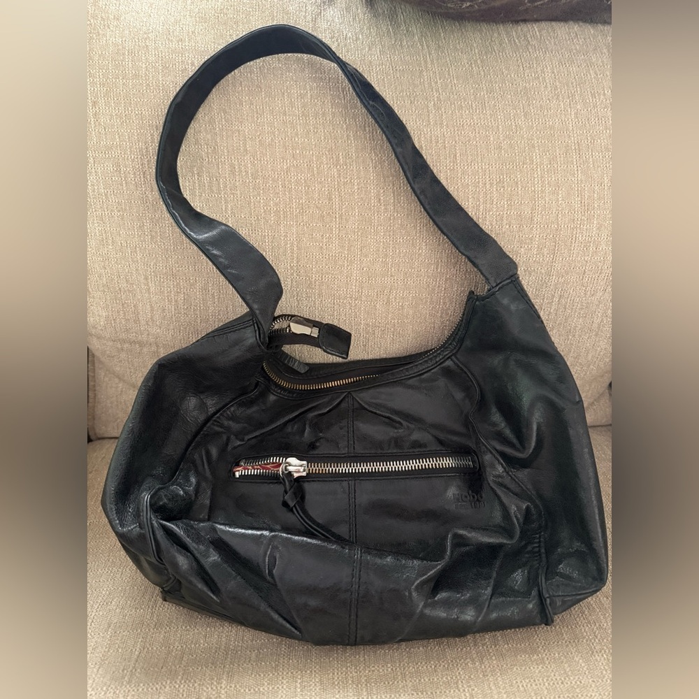 Hobo international black leather purse